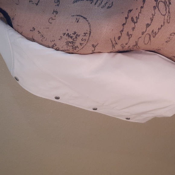 H&M Linen blend jacket , XS, Ivory. Never Worn. - Picture 3 of 5